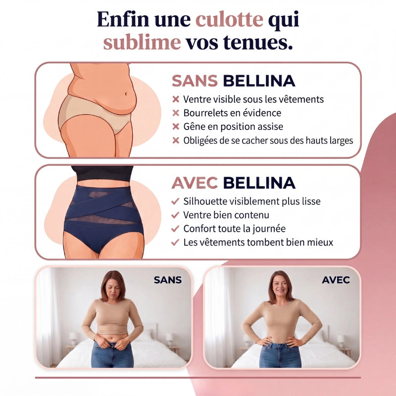 Culotte Gainante Taille Haute - Maintien du Ventre